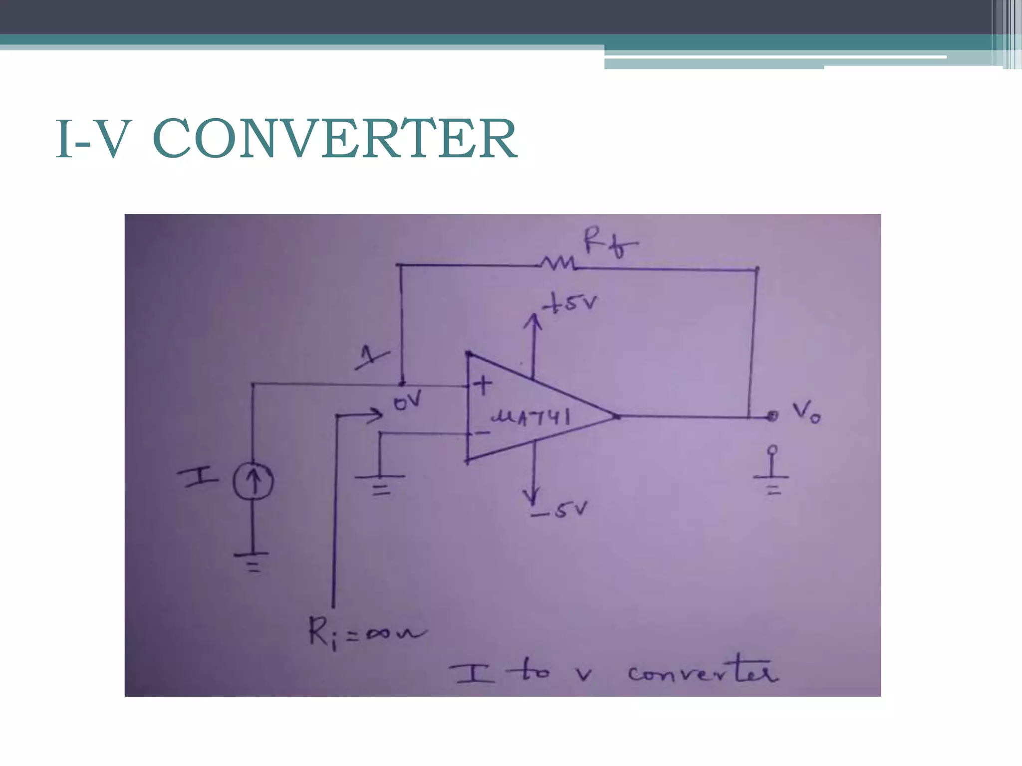 I-V CONVERTER
 