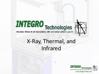 X-Ray, Thermal, and
Infrared
 