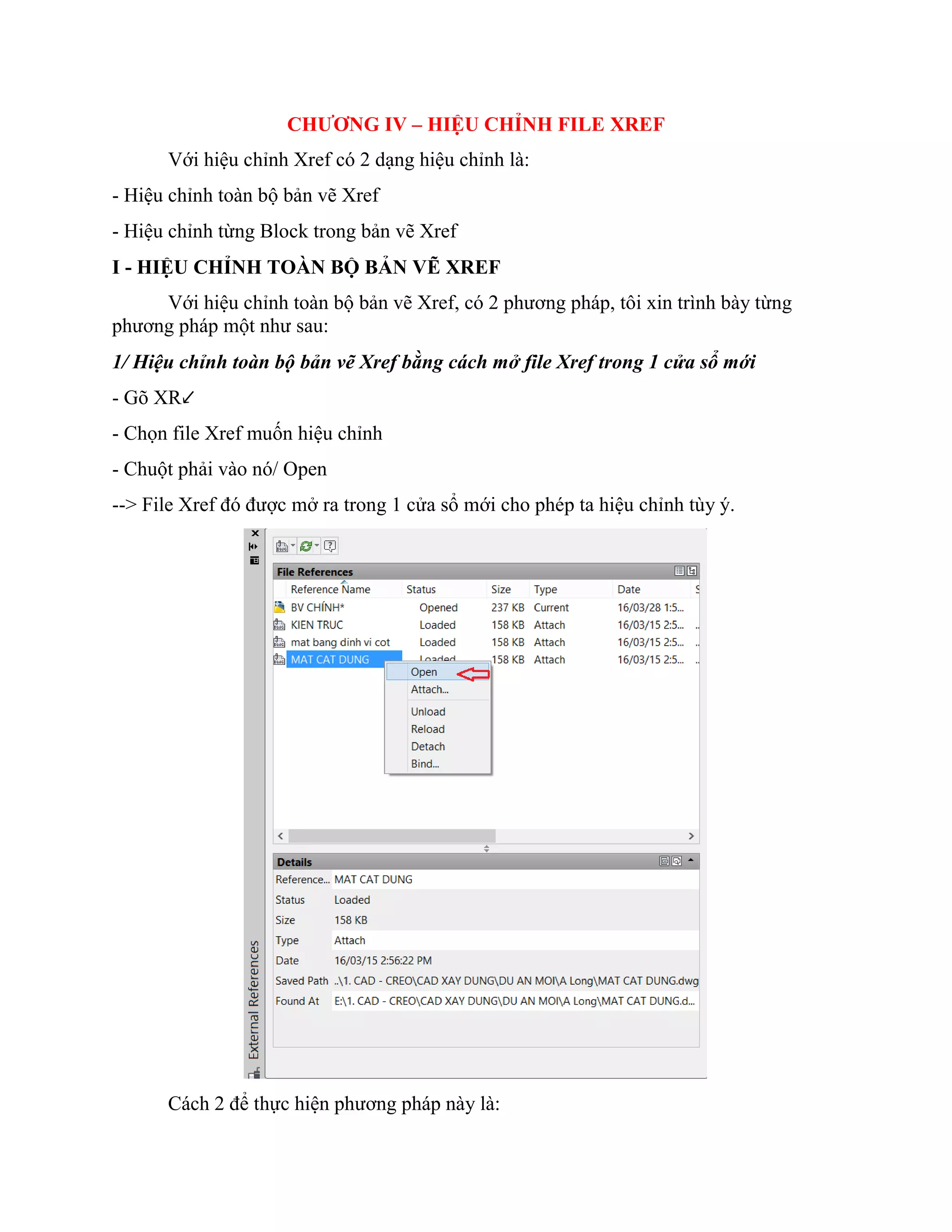 XREF TRONG AUTOCAD - Phan Minh Tan | PDF