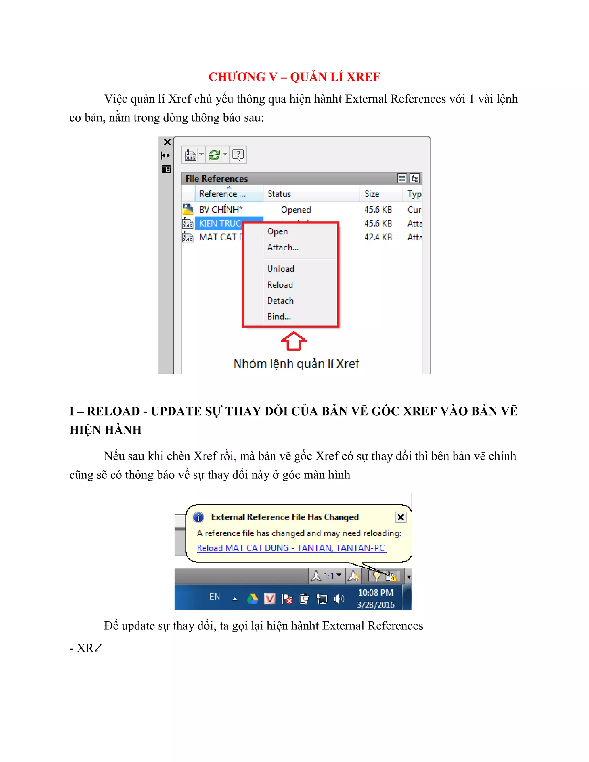 XREF TRONG AUTOCAD - Phan Minh Tan | PDF