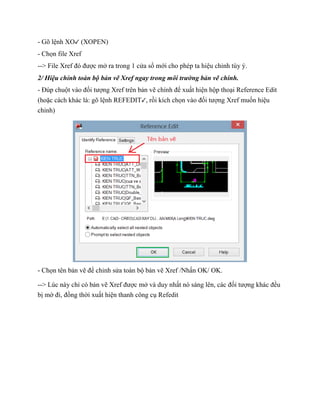 XREF TRONG AUTOCAD - Phan Minh Tan | PDF