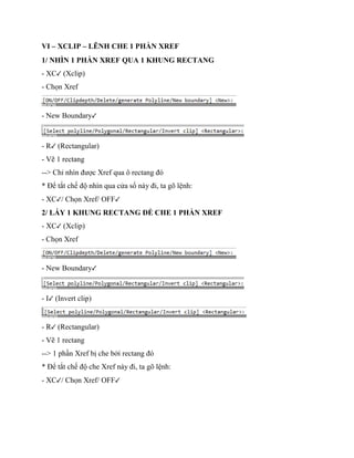 XREF TRONG AUTOCAD - Phan Minh Tan | PDF