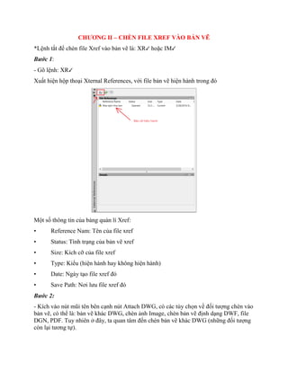 XREF TRONG AUTOCAD - Phan Minh Tan | PDF