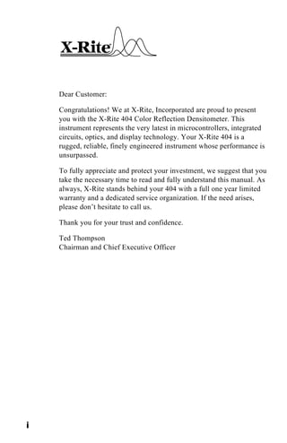 X Rite 404