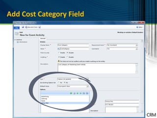 Add Cost Category Field
 