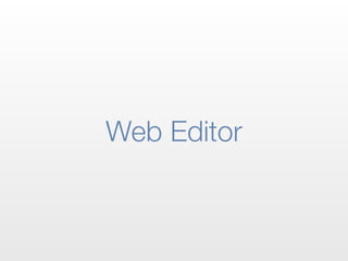 Web Editor
 