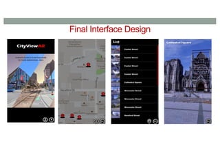 Final Interface Design
 