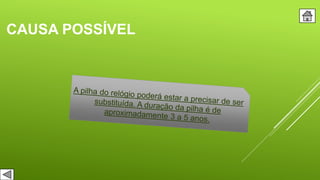 CAUSA POSSÍVEL
 