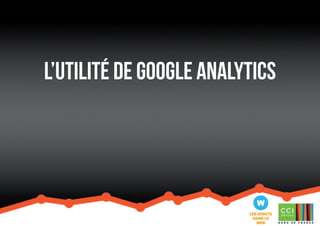 l’utilité de Google Analytics 
 