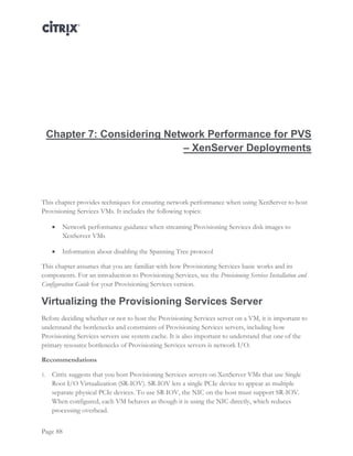 Citrix XenServer Design: Designing XenServer Network Configurations | PDF