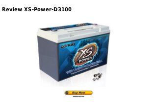 Review XS-Power-D3100
 