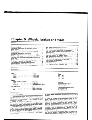 YAMAHA XS 400 1977-1982 - manual part3_wheels_brakes_tires_electrical. parte 3
