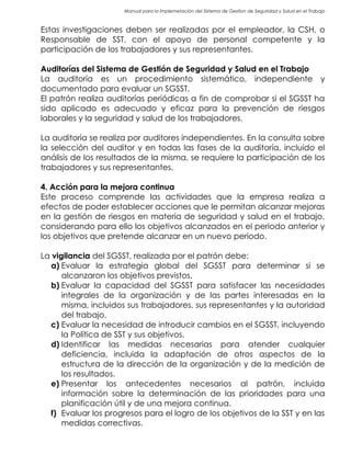 MANUAL SISTEMA DE GESTION SEGURIDAD Y SALUD EN EL TRABAJO | PDF