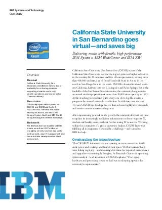 California State University in San Bernardino goes virtual and saves big