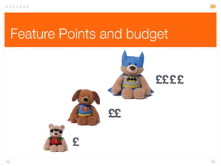 Feature Points and budget
38
££££
££
£
 