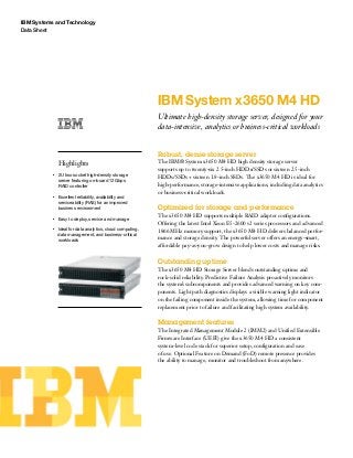 IBM System x3650 M4 HD
