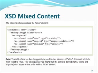XSD Mixed Content
58
 