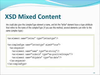 XSD Mixed Content
59
 