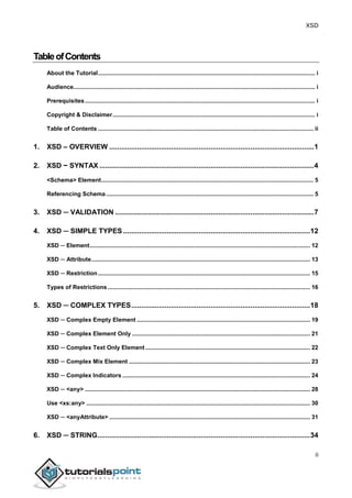 Xsd tutorial | PDF