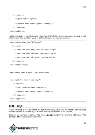 Xsd tutorial | PDF