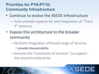 Overview of XSEDE Systems Engineering