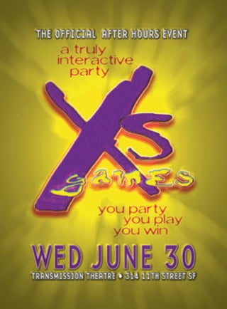 XS Games Postcard [June 1999]