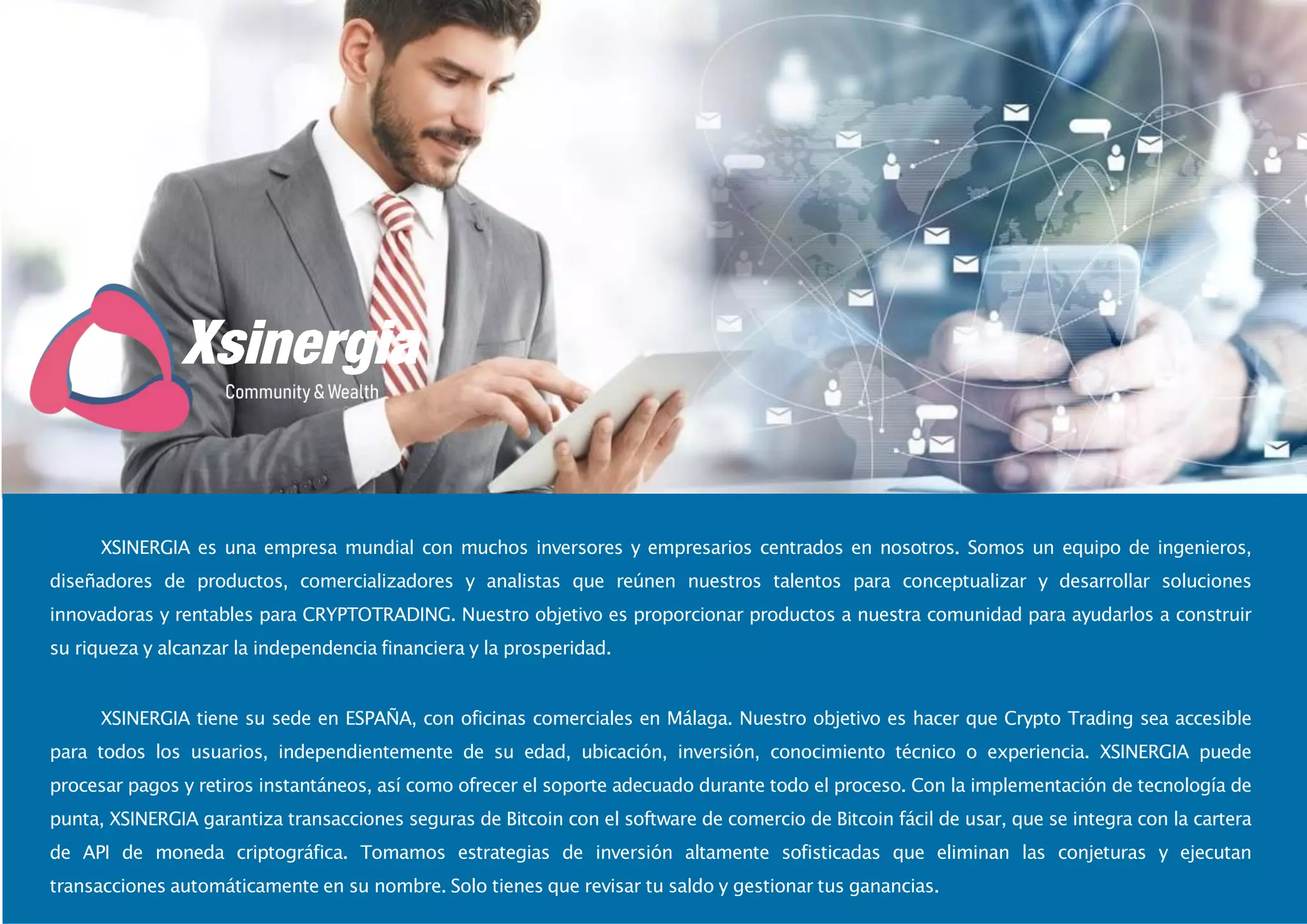 Xsinergia Viaje con Bitcoin | Presentacion en Español | Der | PDF