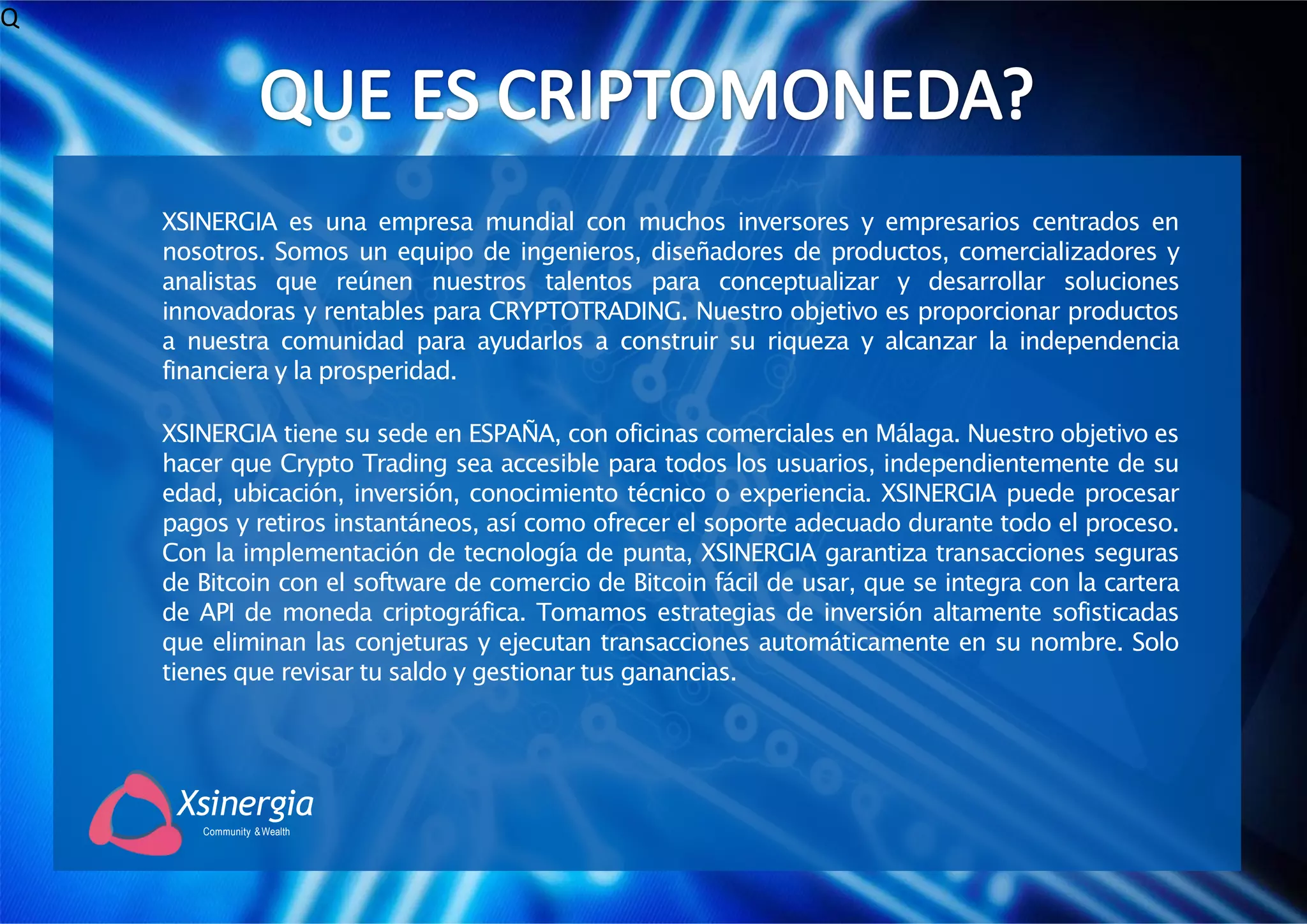 Xsinergia Viaje con Bitcoin | Presentacion en Español | Der | PDF