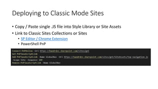 Pnp Js Library Cross Site Collection Navigation with SPFX, PowerShell PnP, PnP-JS ...