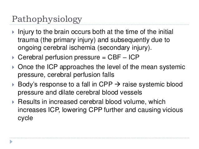 Cerebral blood flow & intracranial pressure