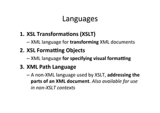 Extensible Stylesheet Language | PDF | Desktop Publishing | Computer ...