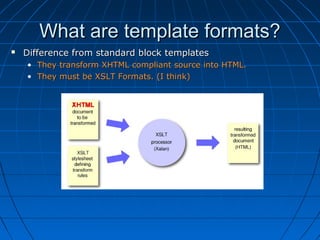 XSLT Formats in Website Templates in Cascade Server CMS by Jay Mercer | PPT