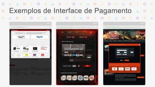 Exemplos de Interface de Pagamento 
 