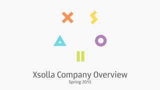 Xsolla Company Overview
Spring 2015
 
