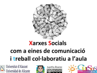 Xarxes Socials
com a eines de comunicació
i treball col·laboratiu a l’aula
               Juanfra Álvarez
 