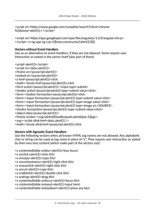 XSS Cheat Sheet | PDF