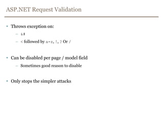 How do you validate input?Input:		"this is a test"Validation:		[a-z\s"]+