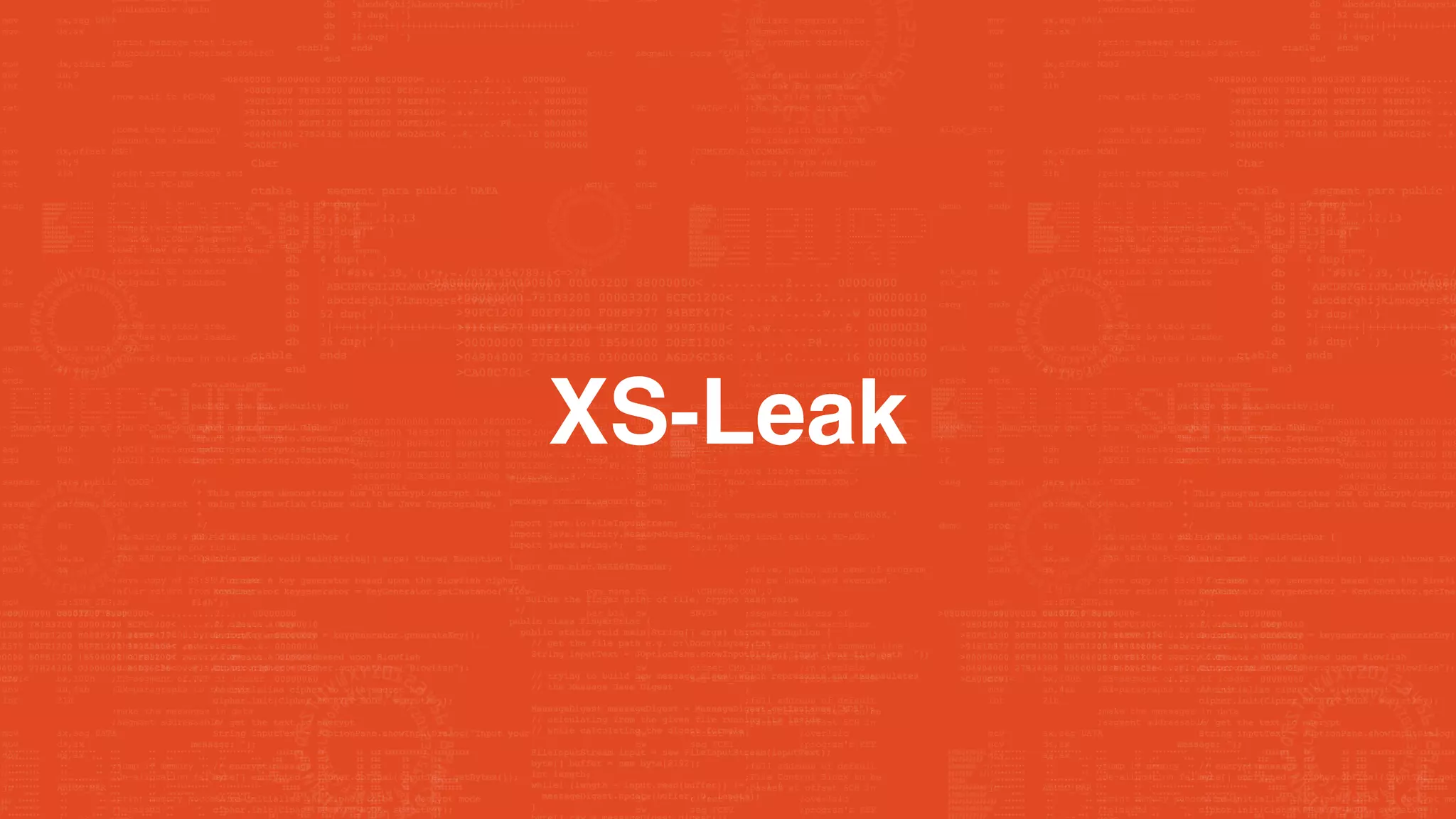 XS-Leak
 