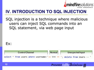 XSS And SQL Injection Vulnerabilities | PDF