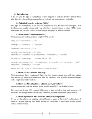 Cross-Site Scripting course made by Cristian Alexandrescu | PDF