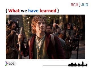 { What we have learned }
 