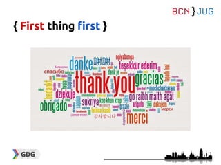 { First thing first }
 