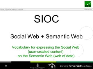 Data Portability with SIOC and FOAF Slide 39