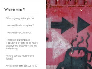 XTech 2008 presentation; "Representing, indexing and mining science with XML and RDF: Golem and CrystalEye"