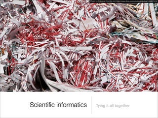 XTech 2008 presentation; "Representing, indexing and mining science with XML and RDF: Golem and CrystalEye"