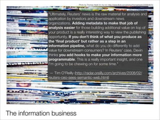 XTech 2008 presentation; "Representing, indexing and mining science with XML and RDF: Golem and CrystalEye"
