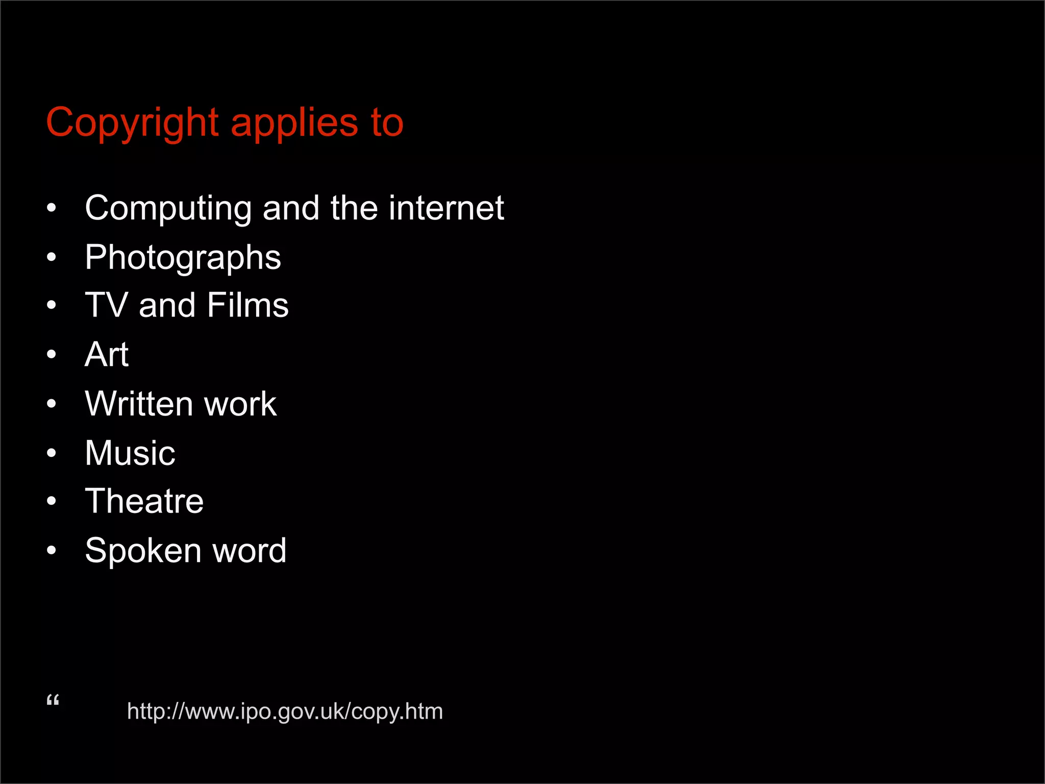 X Tech2007, Open Data, Licensing