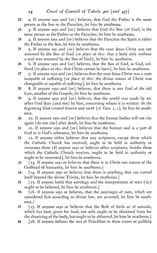 The Creed "Quicumque"
professes it, so that he makes a change in the saving act of baptism contrary

to the chair of Holy ...