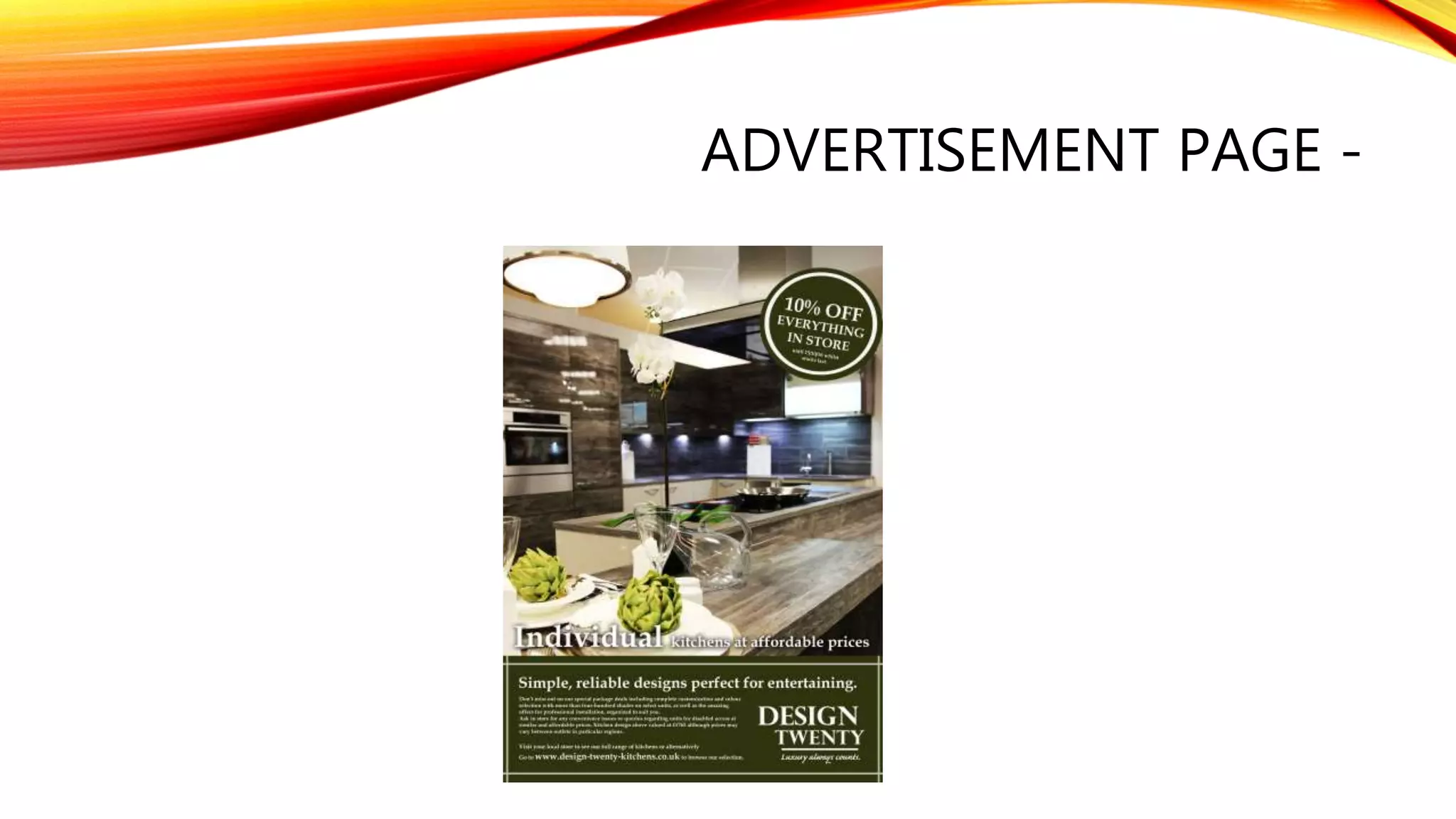 ADVERTISEMENT PAGE -
 