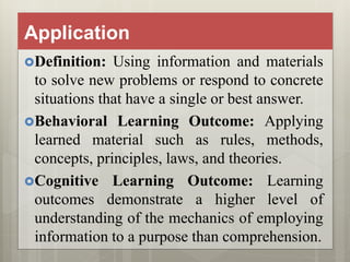 Bloom’s taxonomy | PPTX